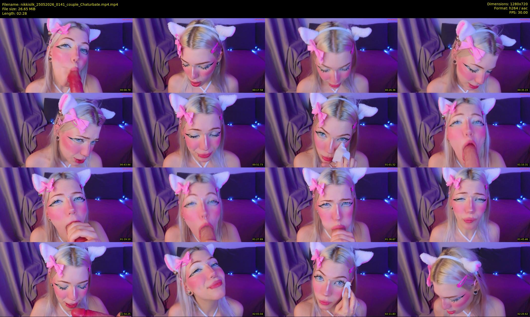 nikkisilk — Chaturbate Female stripcam clip, May 24, 2026