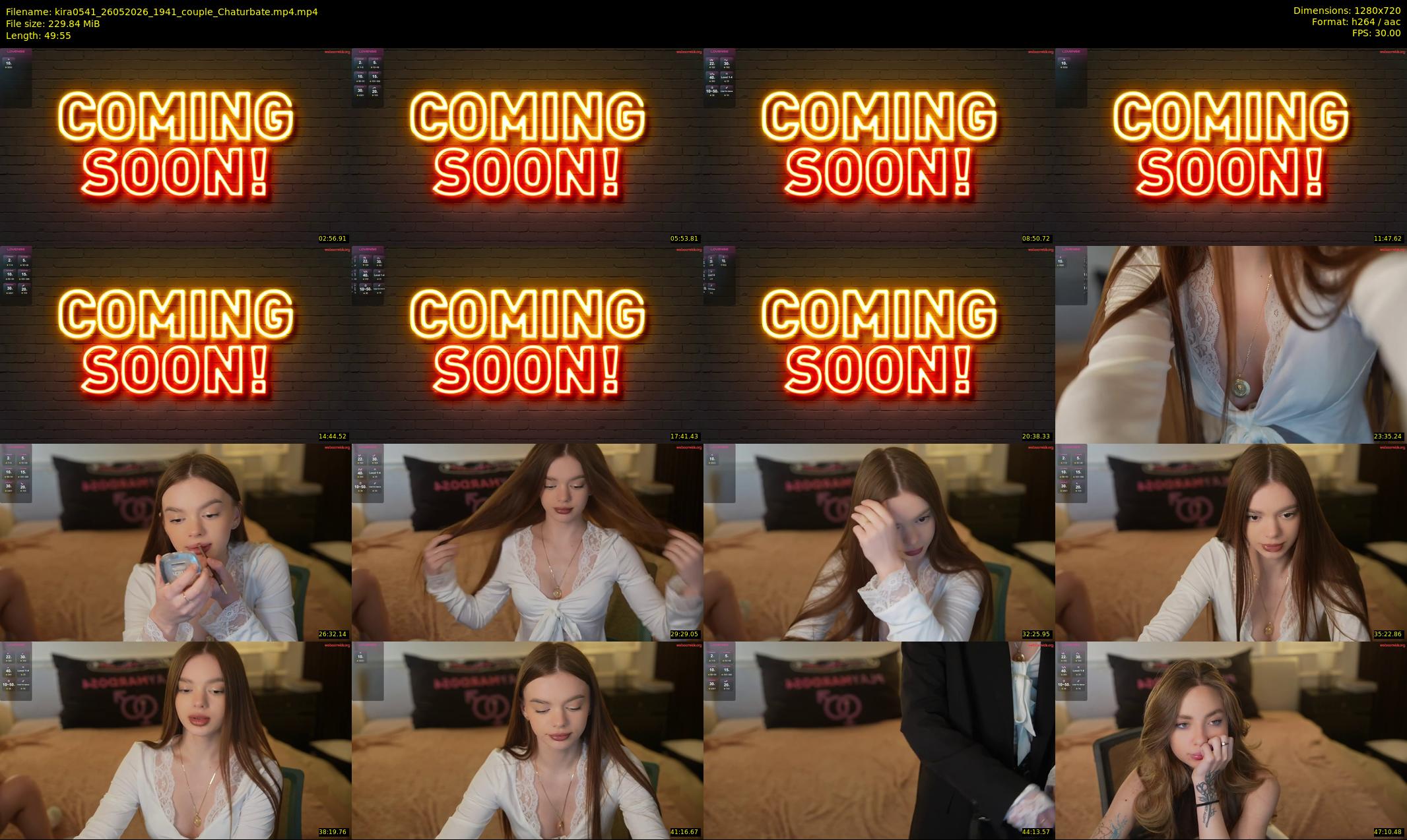 kira0541 — Chaturbate Couple stripcam clip, May 26, 2026