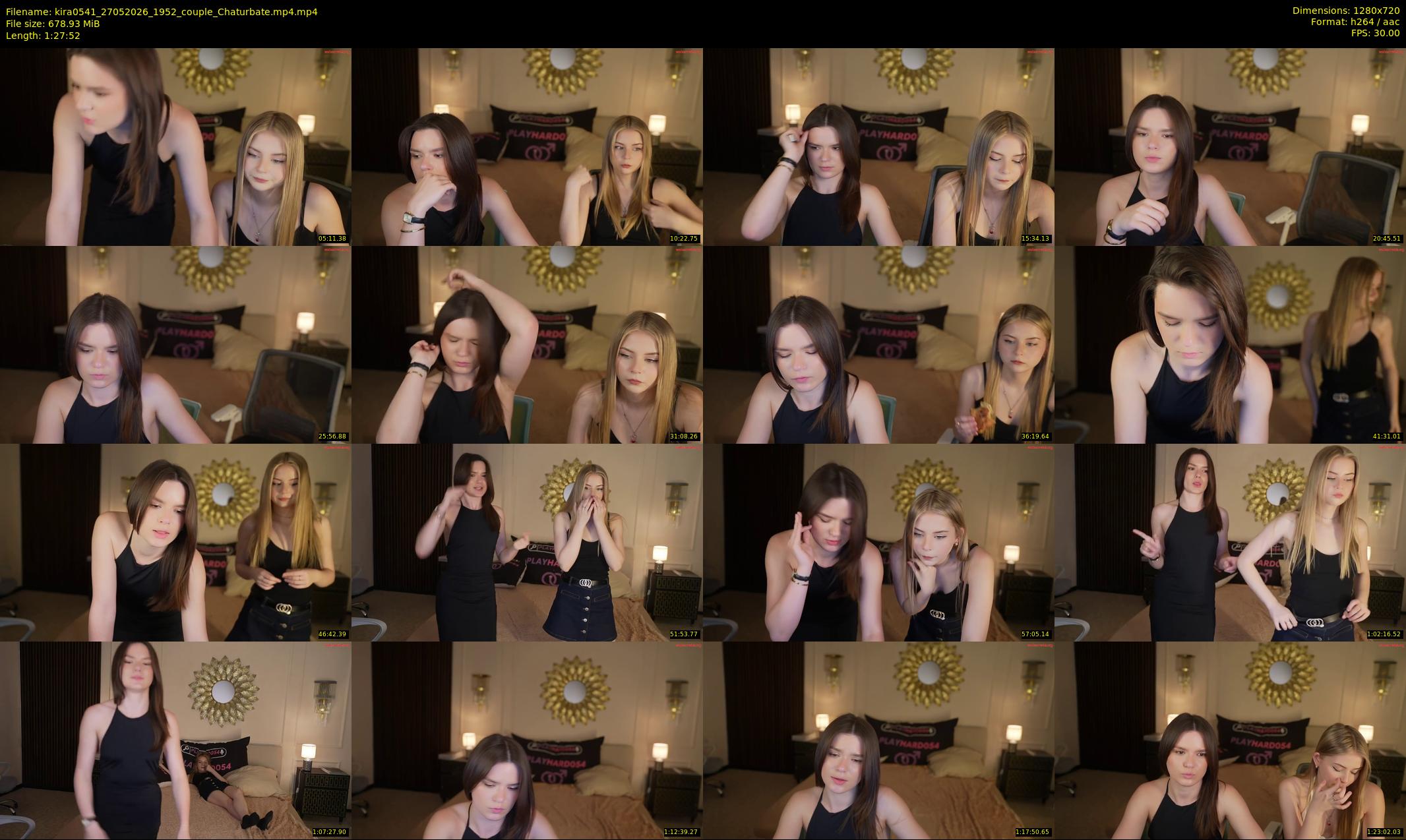 kira0541 — Chaturbate Couple stripcam clip, May 27, 2026