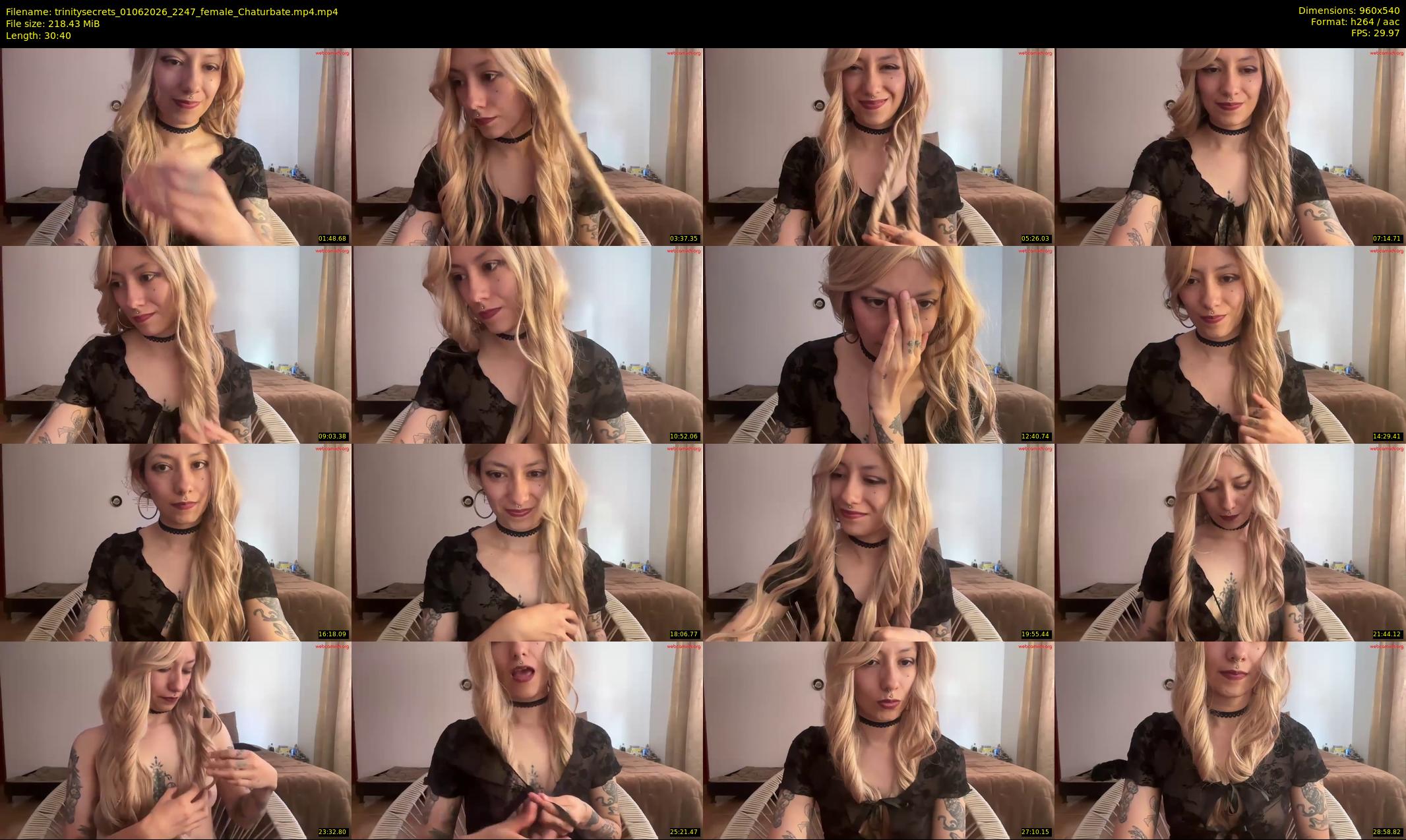 trinitysecrets — Chaturbate Female stripcam clip, Jun 1, 2026