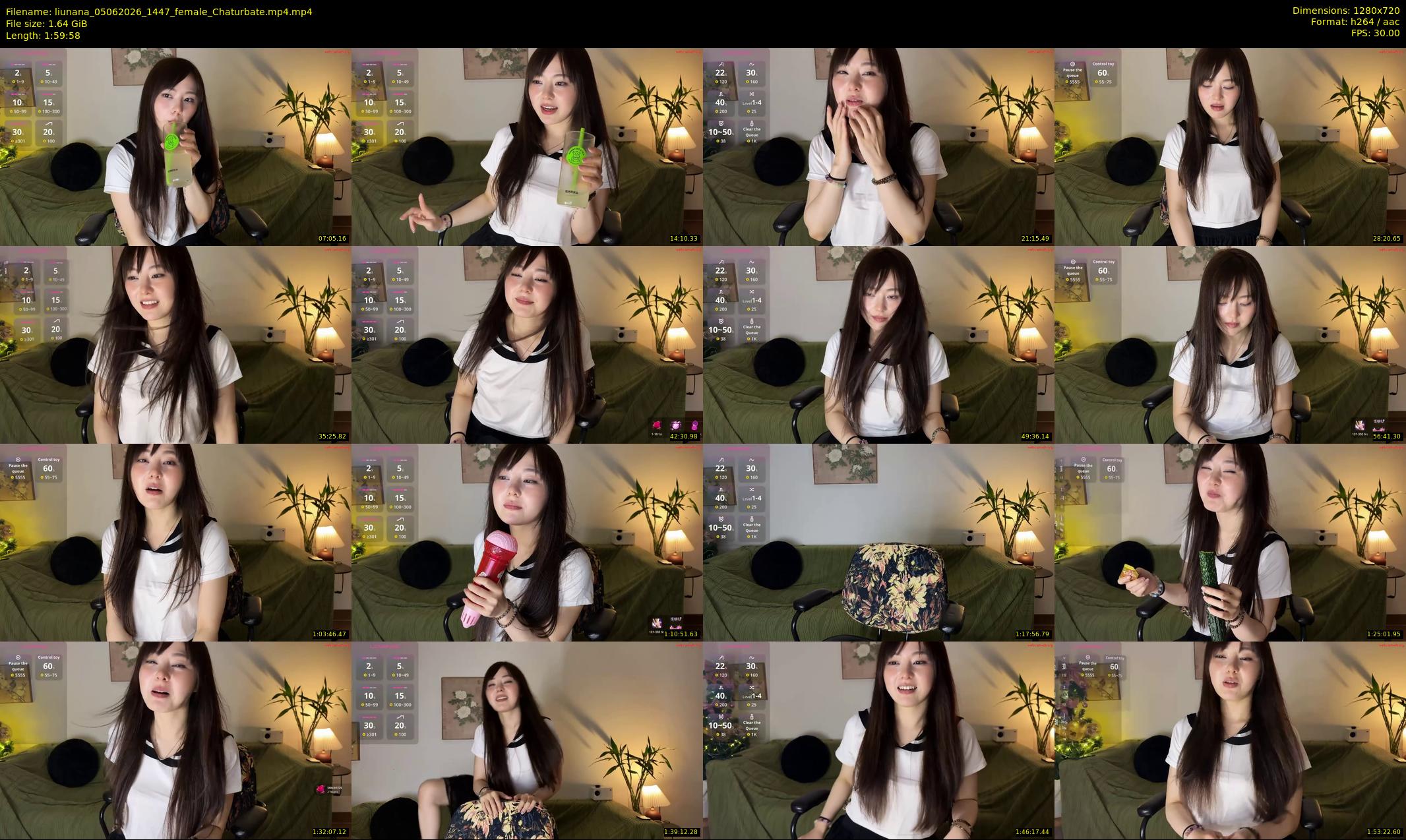 liunana — Chaturbate Female stripcam clip, Jun 5, 2026