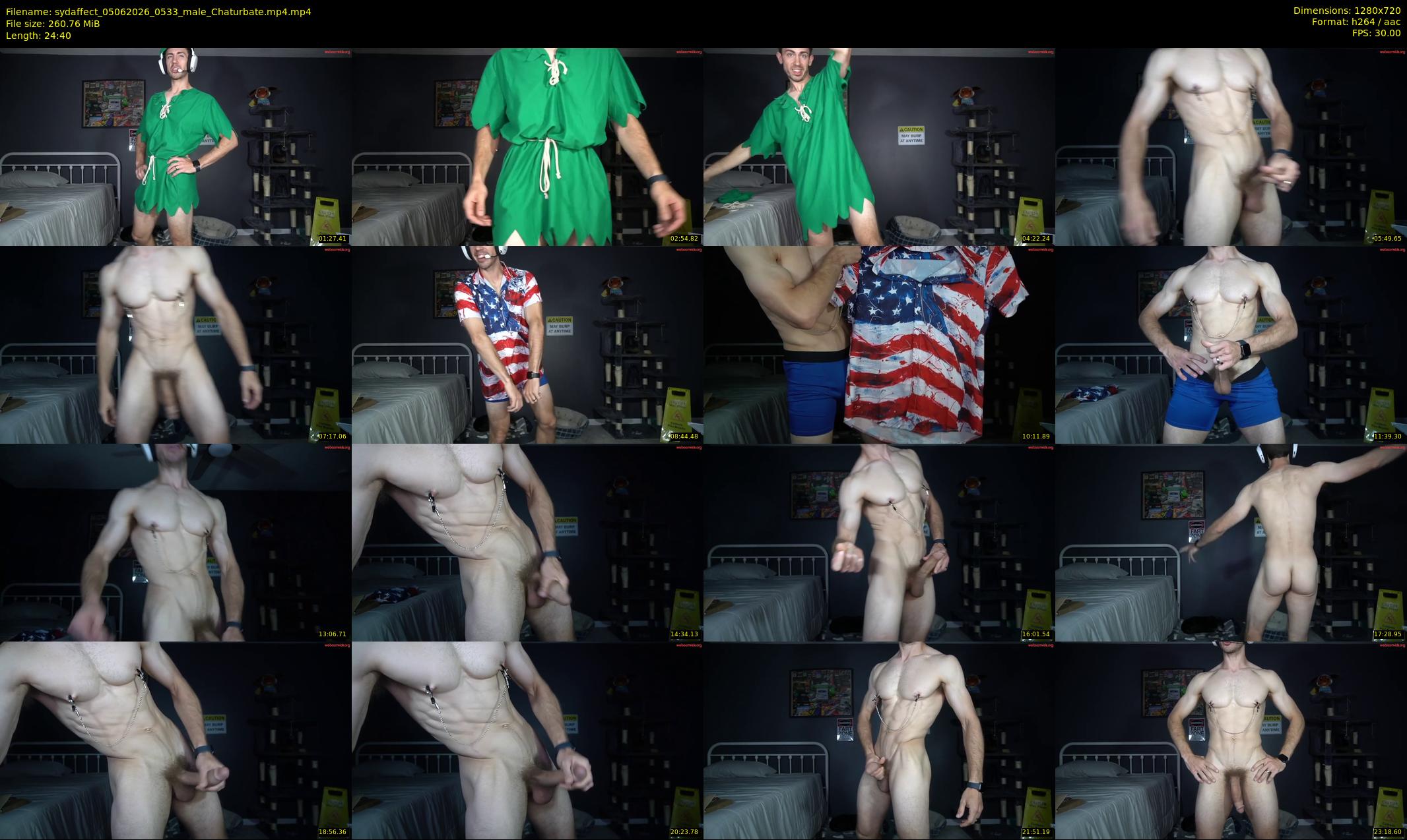 sydaffect — Chaturbate Male stripcam clip, Jun 5, 2026