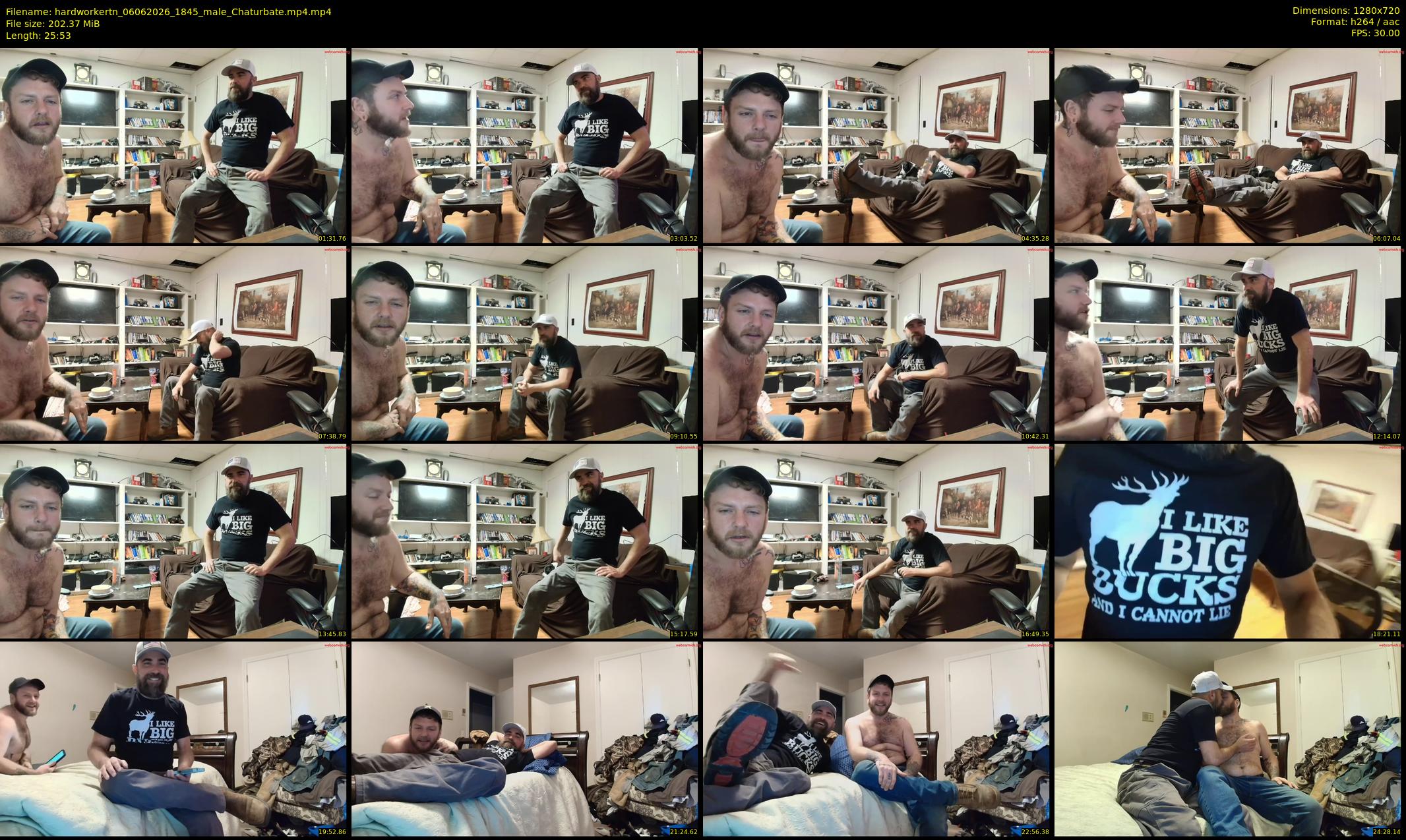 hardworkertn — Chaturbate Male stripcam clip, Jun 6, 2026