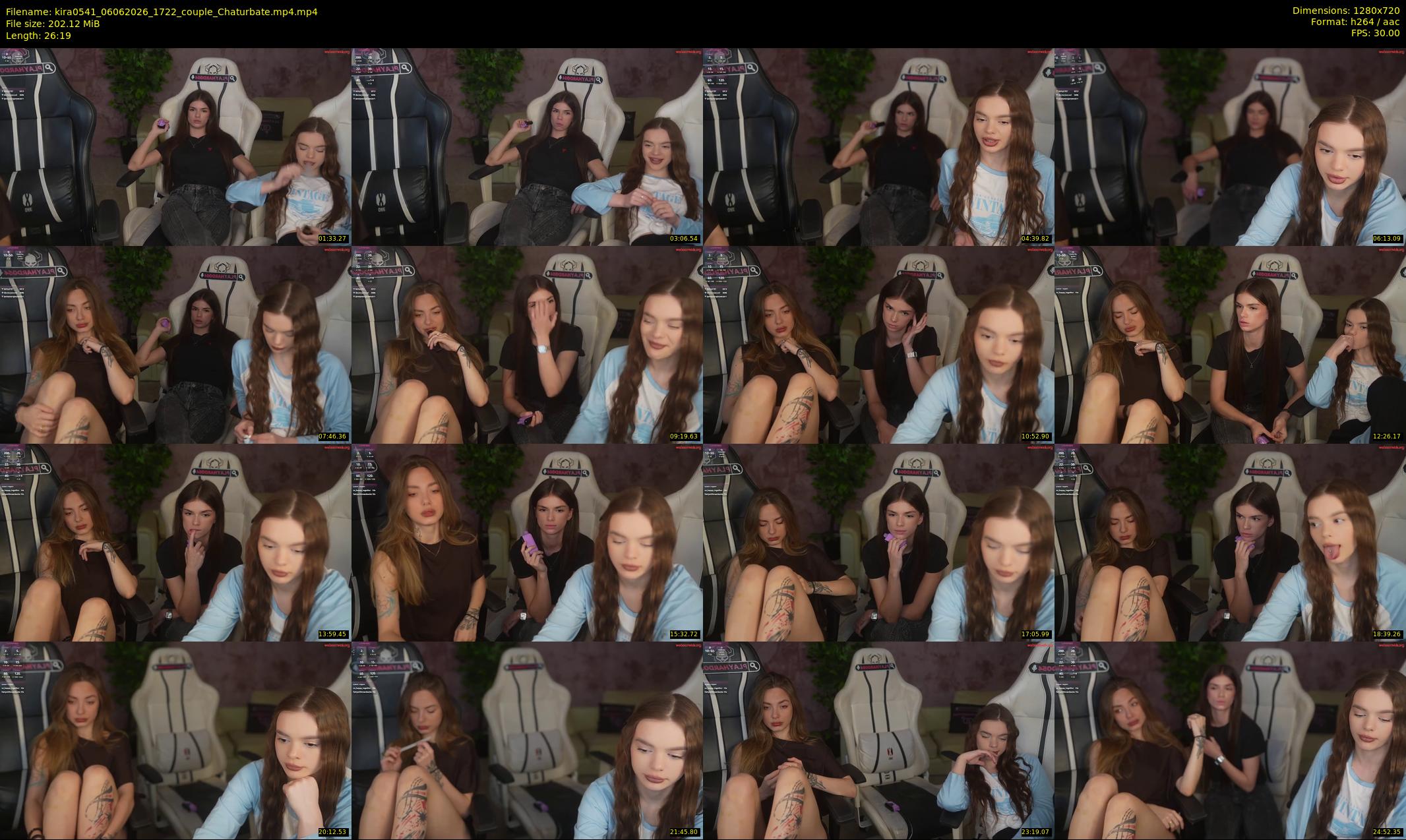 kira0541 — Chaturbate Couple stripcam clip, Jun 6, 2026