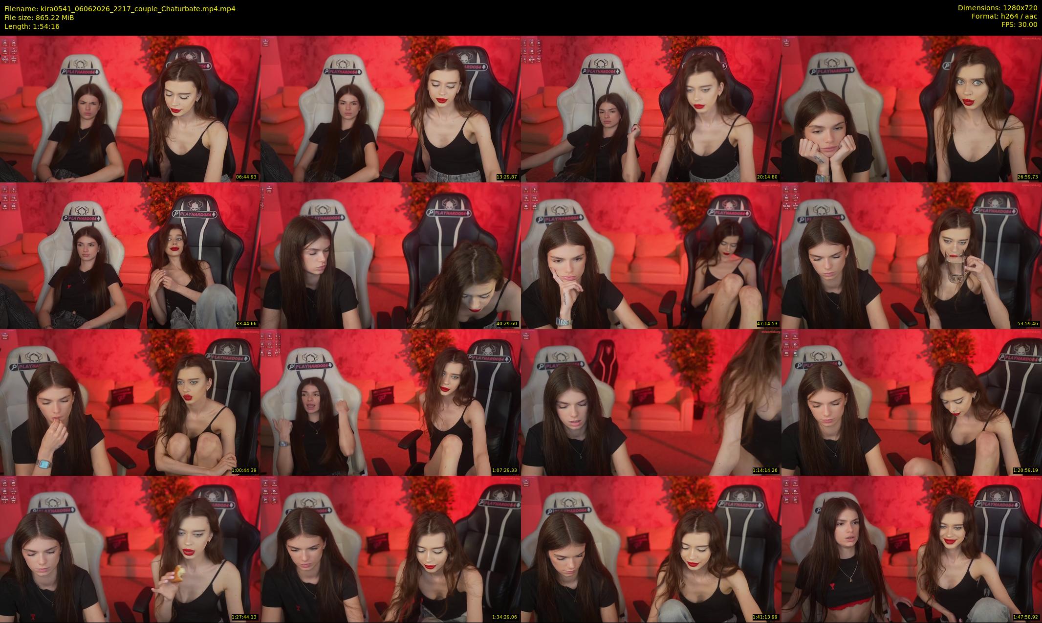 kira0541 — Chaturbate Couple stripcam clip, Jun 6, 2026