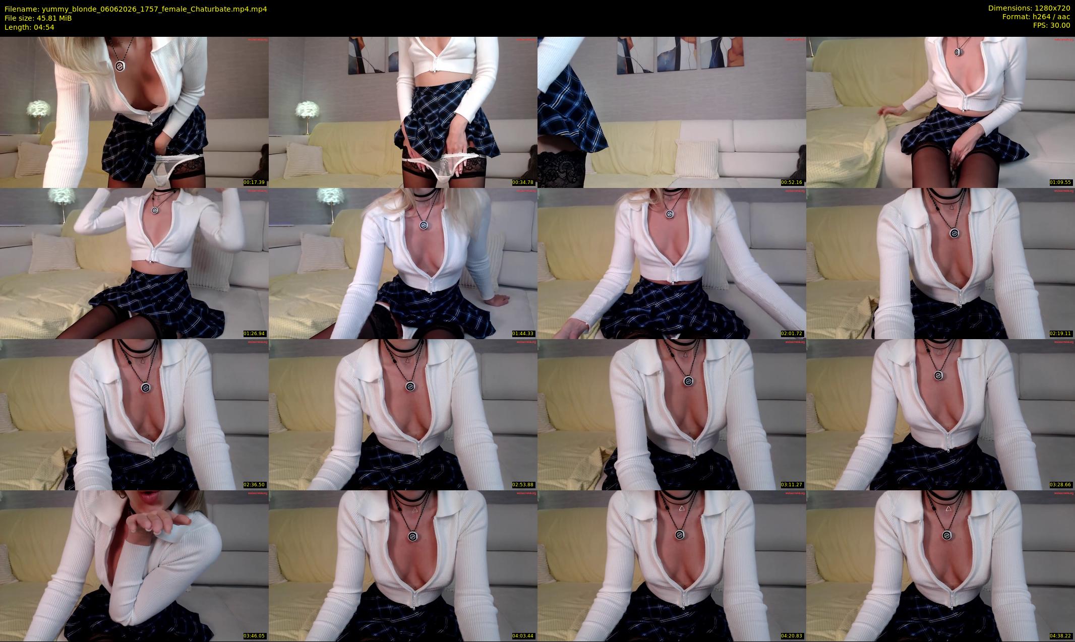 yummy_blonde — Chaturbate Female stripcam clip, Jun 6, 2026