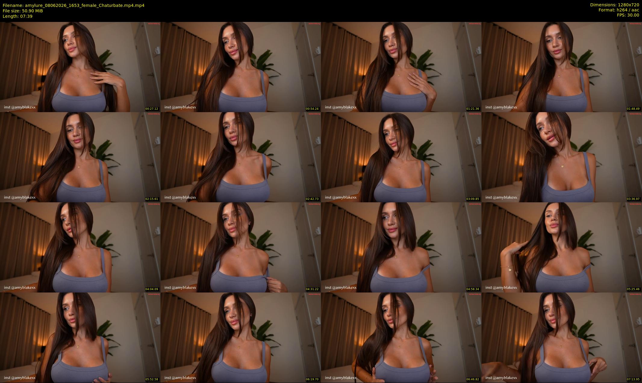amylure — Chaturbate Female stripcam clip, Jun 8, 2026