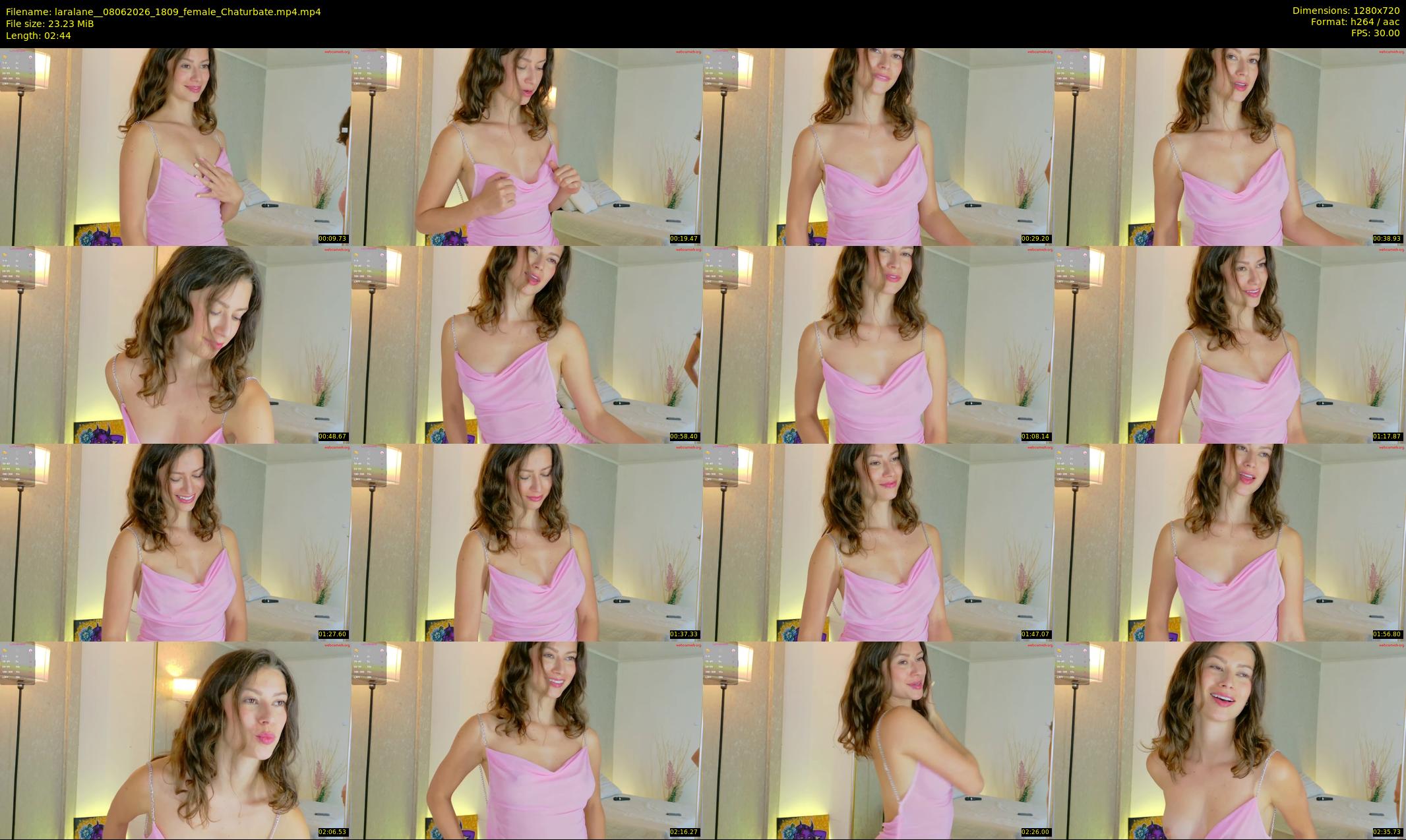 laralane_ — Chaturbate Female stripcam clip, Jun 8, 2026