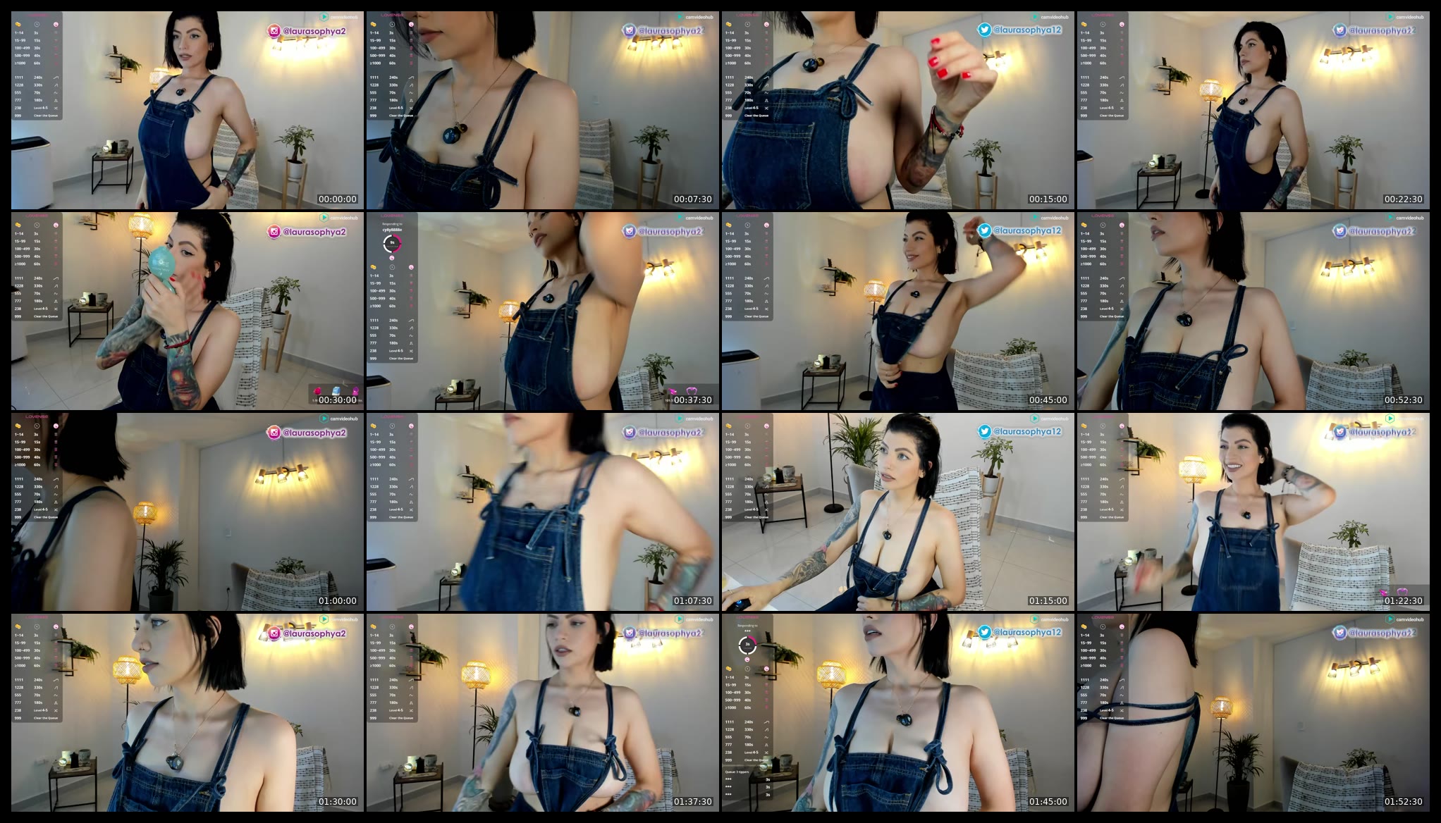 laurasophya — Chaturbate Female stripcam clip, Jul 7, 2026