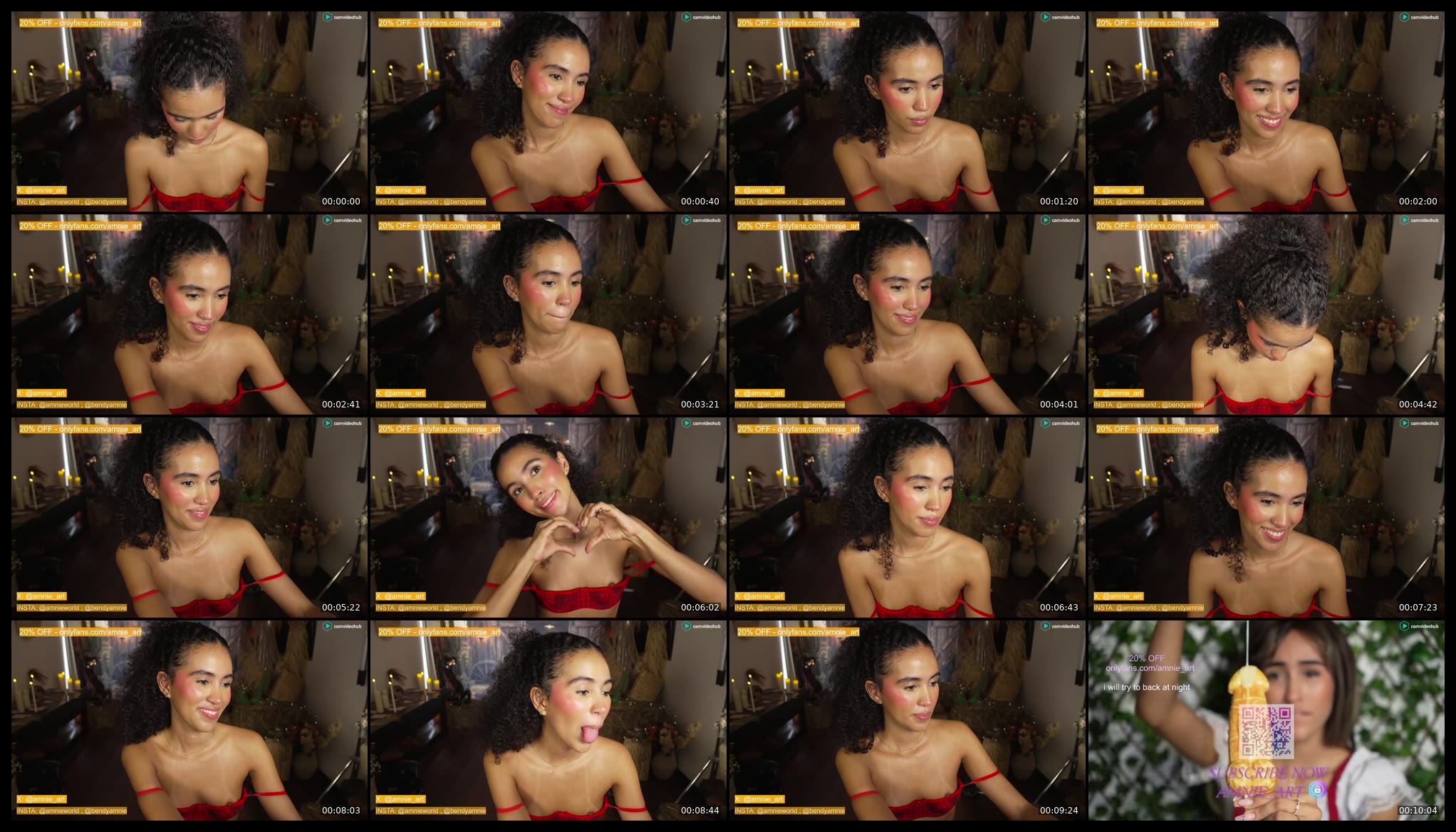 amnie_ — Chaturbate Female stripcam clip, Jul 10, 2026